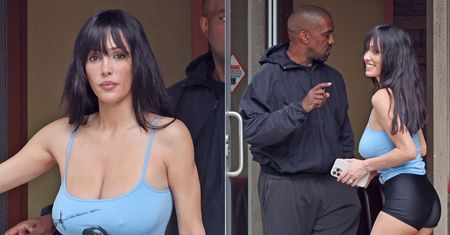 Odziana w szorty Bianca Censori mknie na randkę z Kanye Westem