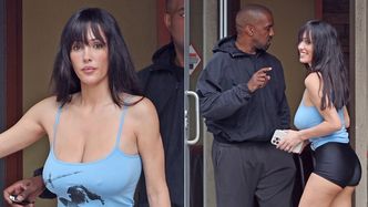 Odziana w szorty Bianca Censori mknie na randkę z Kanye Westem