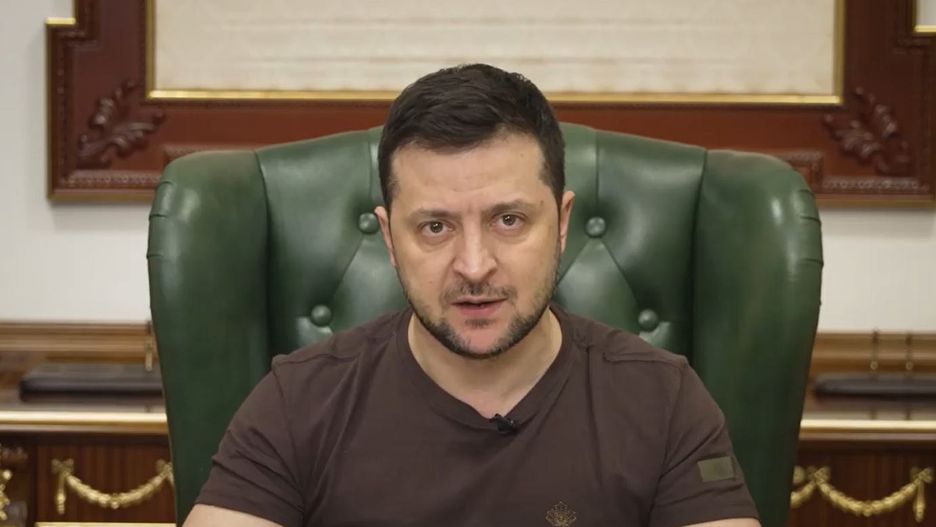 Prezydent Ukrainy Wołodymyr Zełenski