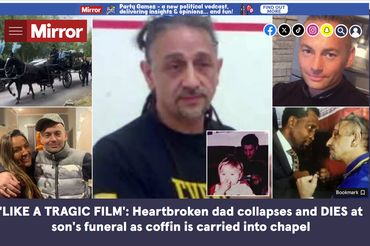 Skrin ze strony internetowej "Daily Mirror"