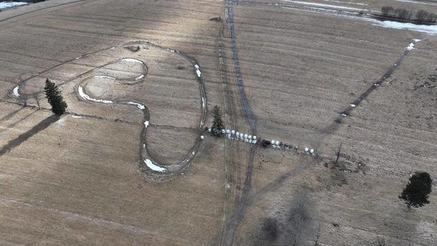 Efekt działania quadów na Podhalu