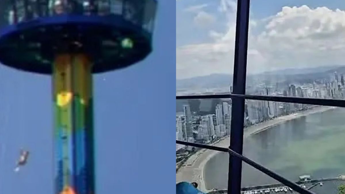 Awaria wieży widokowej w Brazylii.