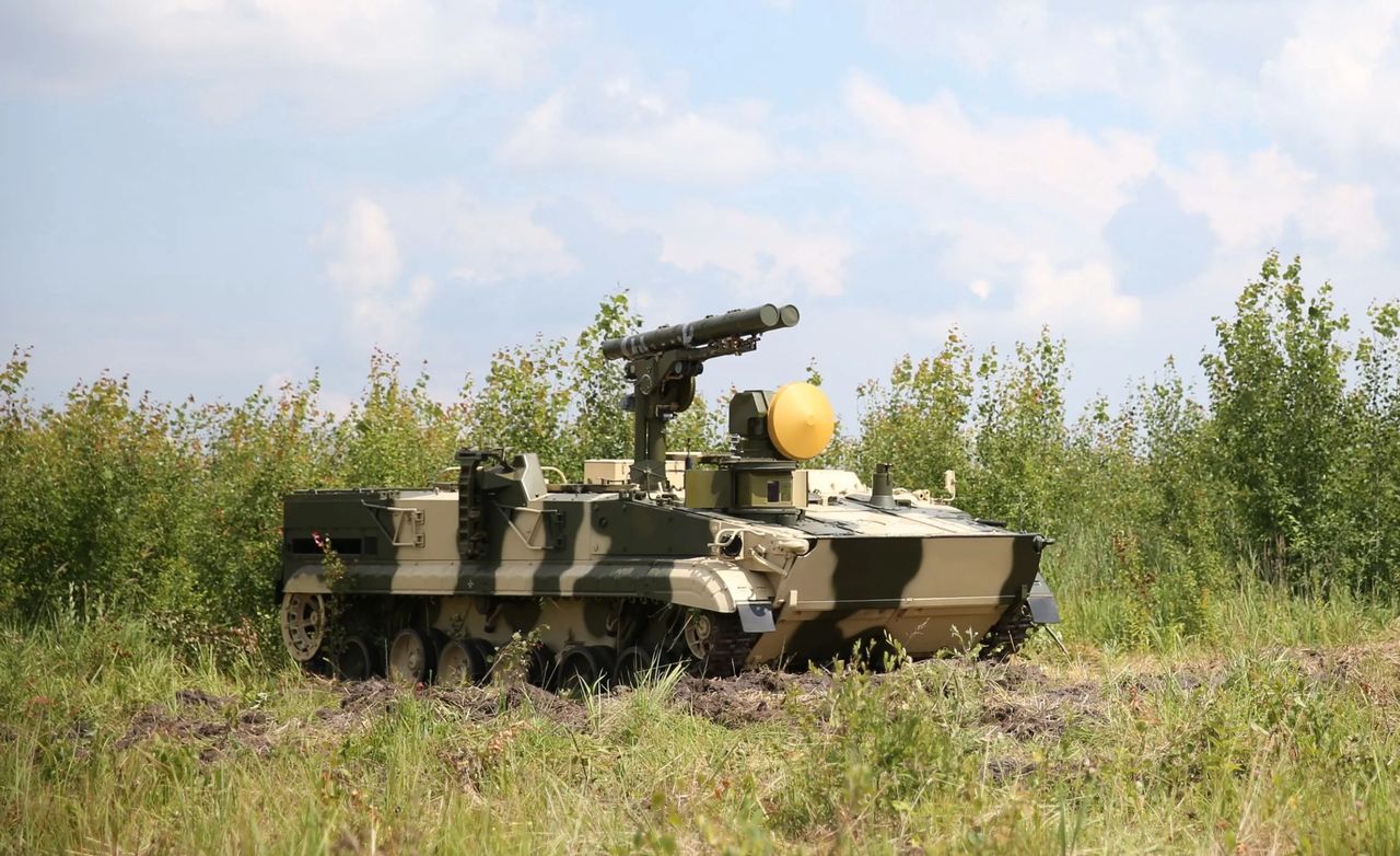 9P157-2 Chryzantema-S - rosyjski rakietowy niszczyciel czołgów na wojnie w Ukrainie