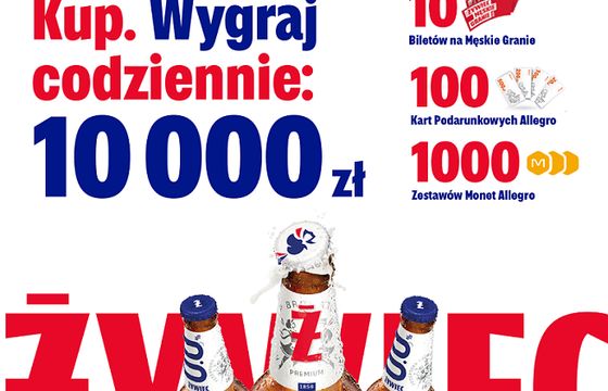 Żywiec z najdłuższą w historii loterią. Do wygrania bilety na Męskie Granie