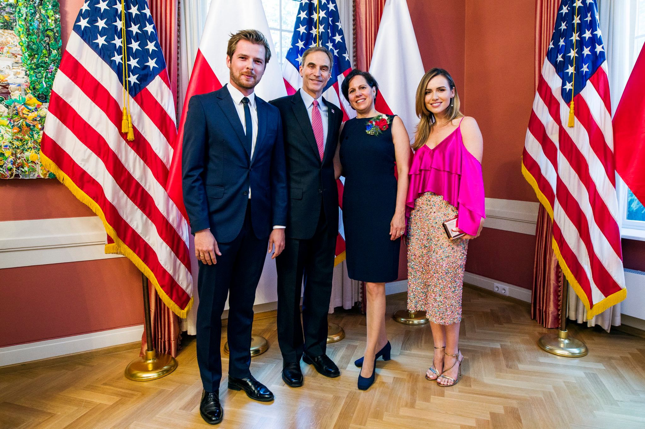 Marta Żmuda Trzebiatowska i Kamil Kula – Dzień Niepodległości w amerykańskiej ambasadzie