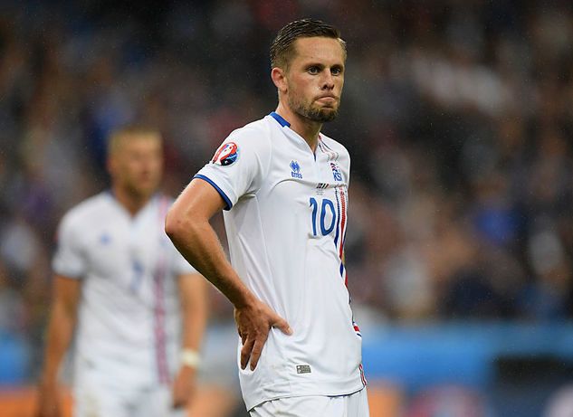 Gwiazda reprezentacji Islandii Gylfi Sigurdsson (fot. Matthias Hangst/Getty)