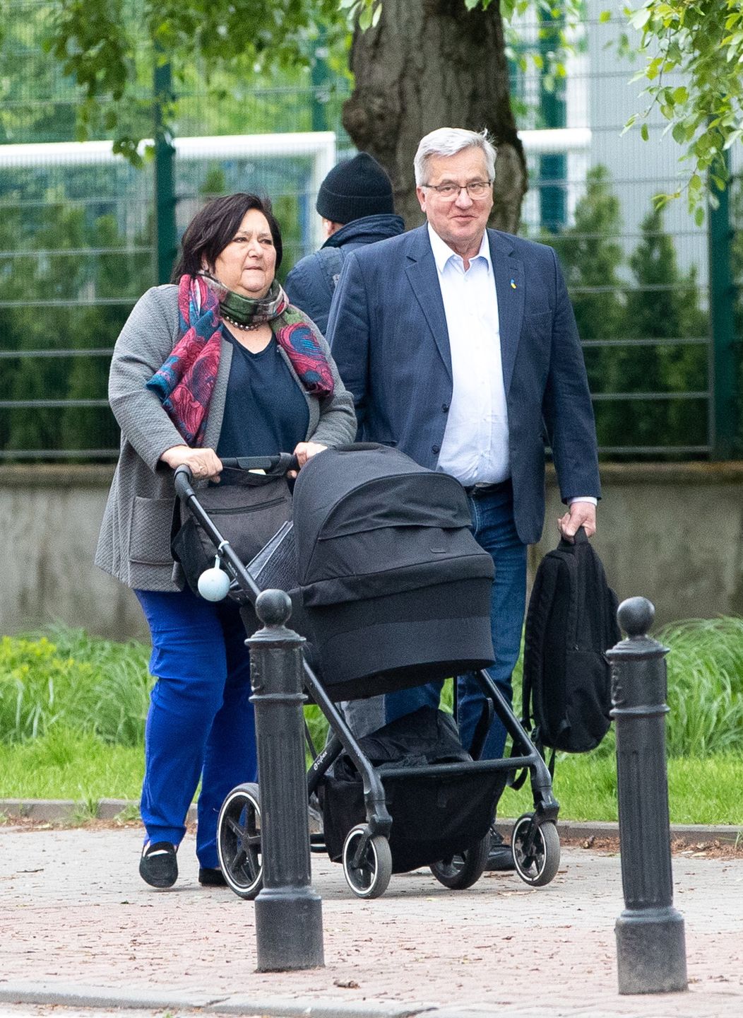 Komorowscy na spotkaniu z wnuczką