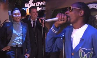PSY, Snoop Dogg i Jimmy Kimmel poszli do baru karaoke!