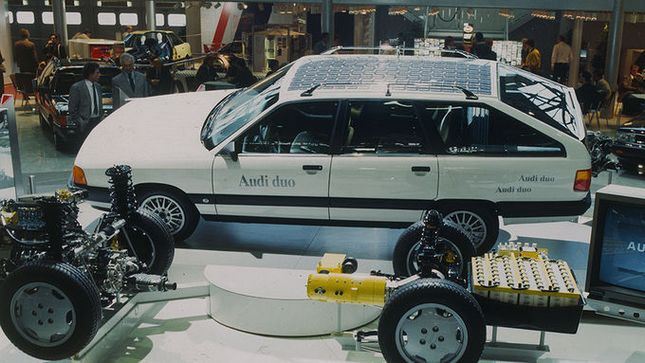 Hybrydowe Audi z 1989 roku i jego napęd