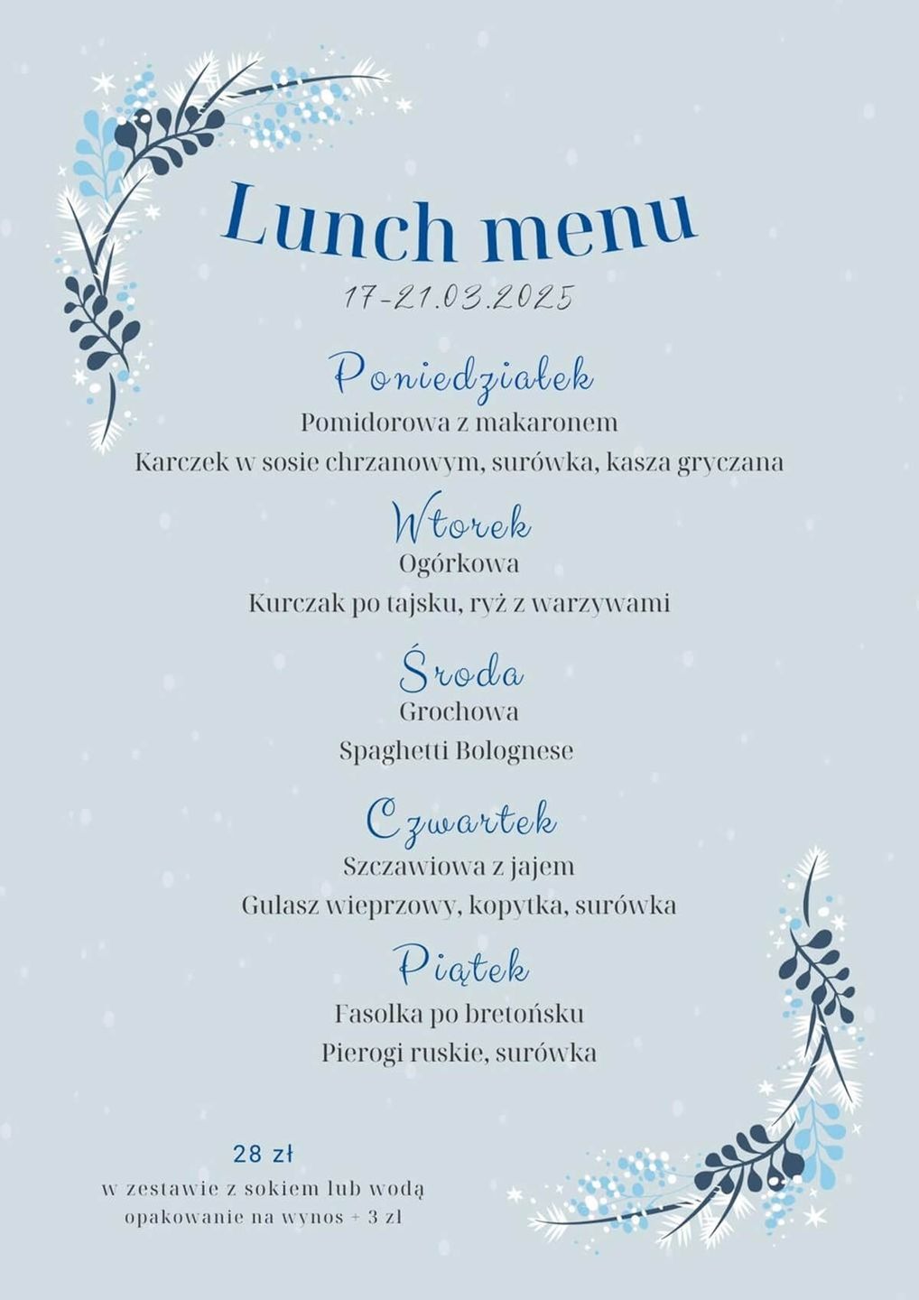 Koper Włoski lunch 17-21 marca