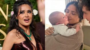 Salma Hayek ZOSTAŁA BABCIĄ! Pasierb aktorki ukrywał narodziny syna i ślub (FOTO)