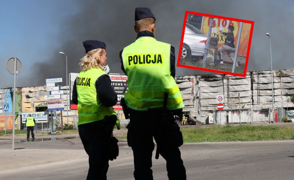 policja, pożar, straz pożarna, atrapa Pożar centrum handlowego w Warszawie. Policja podała nowe szczegóły