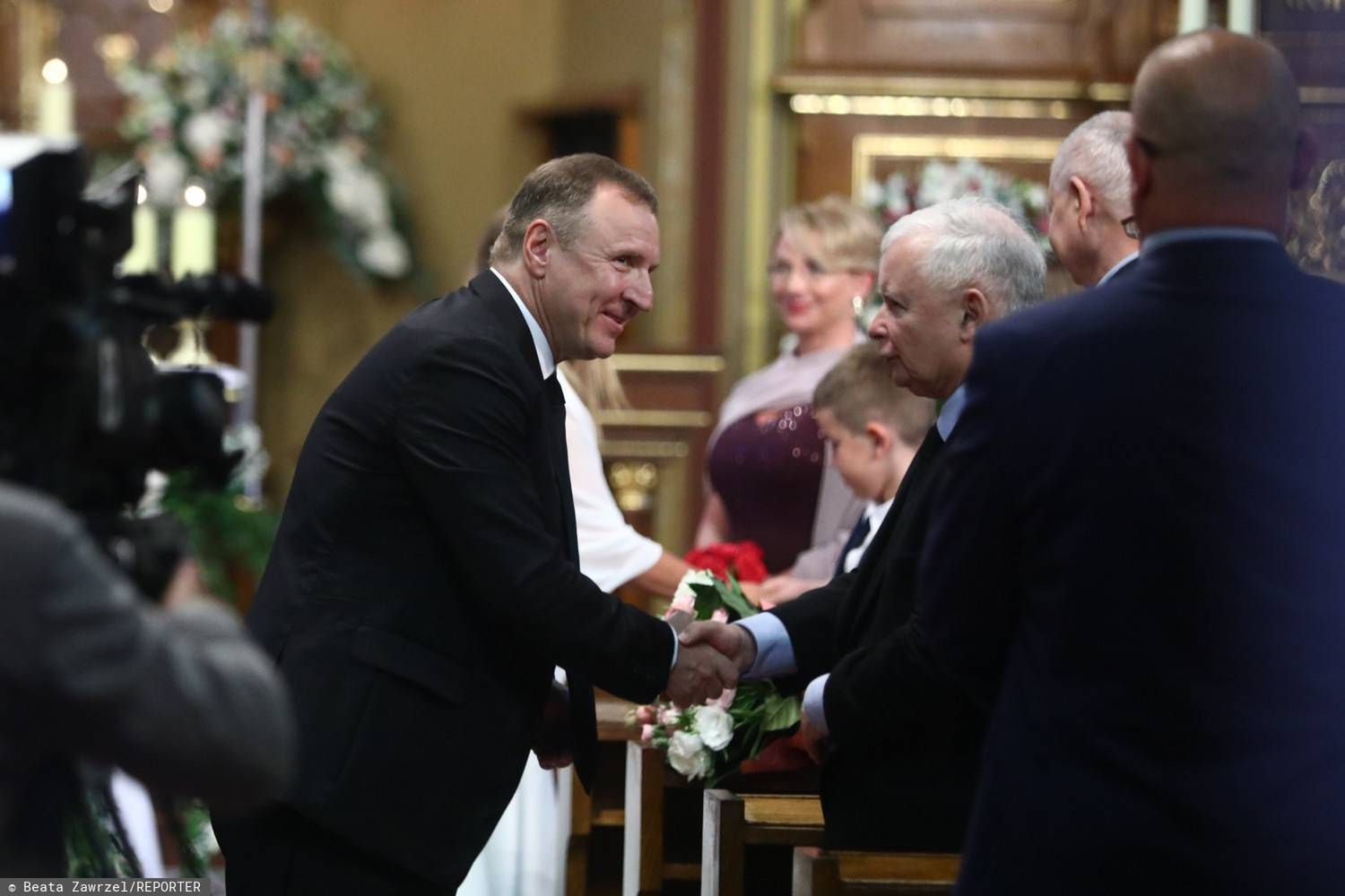 Ślub Jacka i Joanny Kurskiej w Krakowie-Łagiewnikach