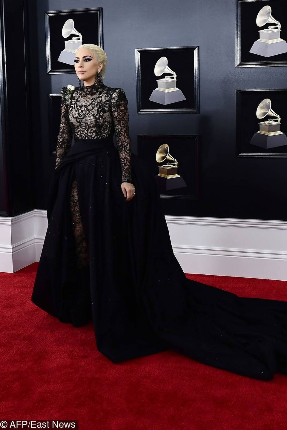 Lady Gaga - Grammy 2018, kreacja: Armani Prive