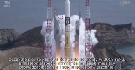 Japoński moduł kosmiczny wyżłobi krater w asteroidzie