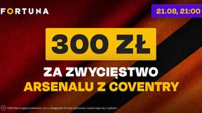 Arsenal - Coventry na start sezonu Premier League z bonusem do 300 PLN
