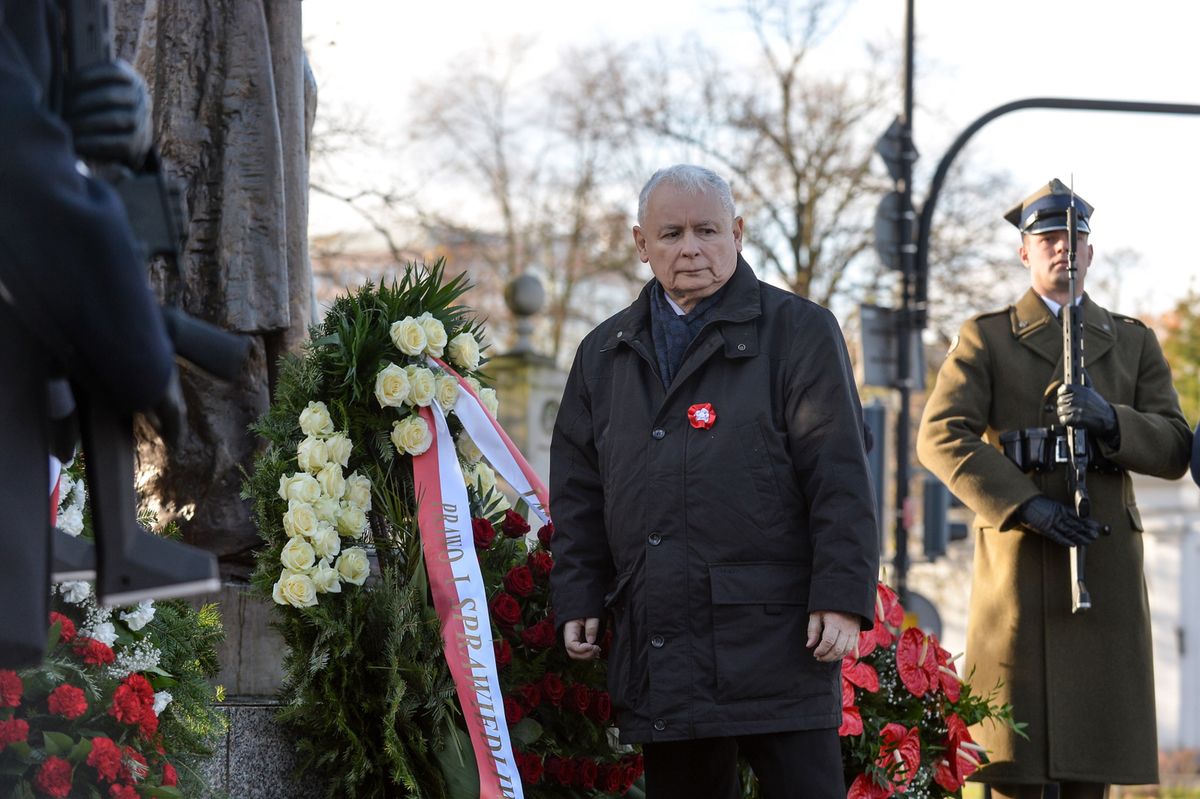 Święto Niepodległości. Jarosław Kaczyński nie chciał świętować z prezydentem