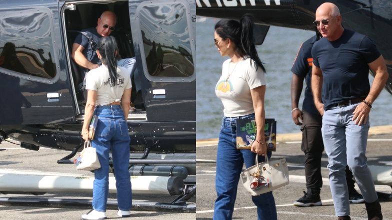 Lauren Sanchez zaszpanowała obłędnie drogą torebką