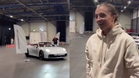 Świątek wskoczyła za kierownicę Porsche. Tak sobie poradziła z wyzwaniem