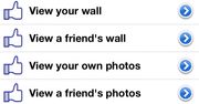 Facebookowe skróty na pulpicie iPhone'a