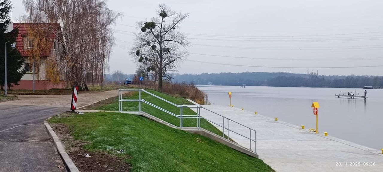 Bydgoszcz: Wody Polskie zabezpieczyły osuwiska przy śluzie