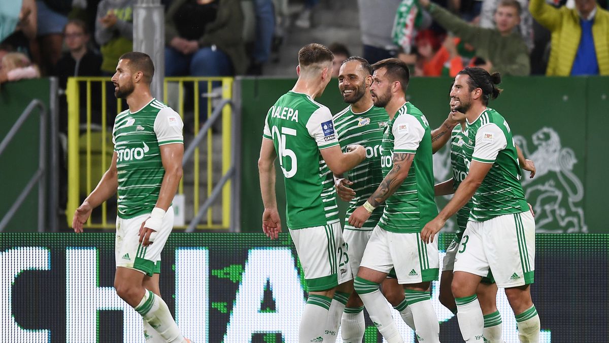 PAP / Jan Dzban / Na zdjęciu: Lechia Gdańsk cieszy się z kolejnej bramki
