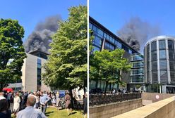 Płonie budynek ministerstwa. Kłęby dymu nad Kopenhagą