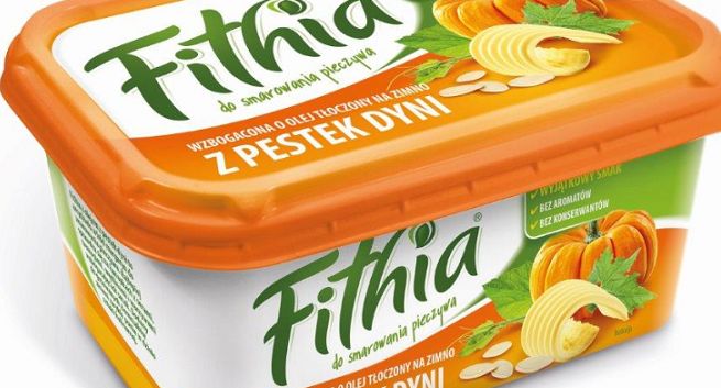 Bielmar reklamuje margarynę i olej Fithia w prasie i na outdoorze