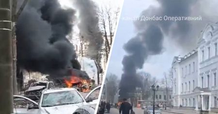 Rosjanie zaatakowali Sumy. Ciała zabitych na ulicy