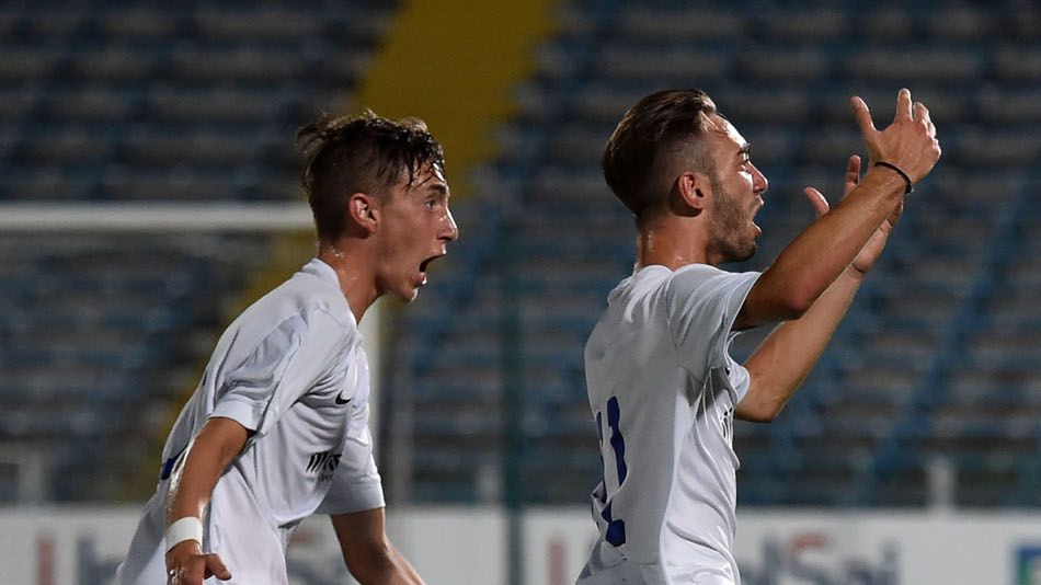 Getty Images / Na zdjęciu: Andrea Rinaldi (z prawej) cieszy się po strzelonej bramce