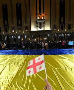 Antyrosyjskie nastroje w Gruzji silne, jak nigdy dotąd? "Oznaki poparcia dla Ukrainy są wszędzie"