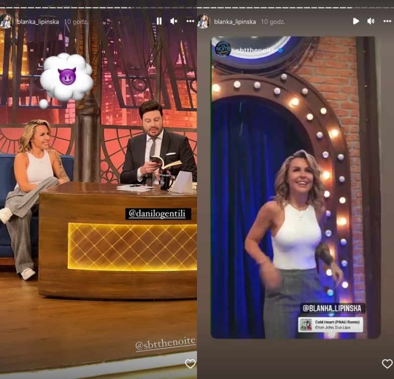 Blanka Lipińska wystąpiła w brazylijskiej telewizji