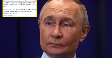 "Będziemy patrzeć na czyny, a nie słowa". Ukraiński minister odpowiada Putinowi