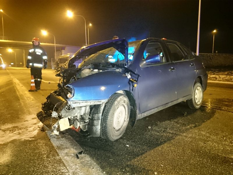 Wypadek drogowy przy ulicy Zygmuntówka