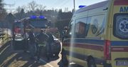 Staszkówka: Kolizja dwóch osobówek. Trzy osoby w szpitalu