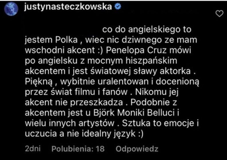 Steczkowska o swoim akcencie