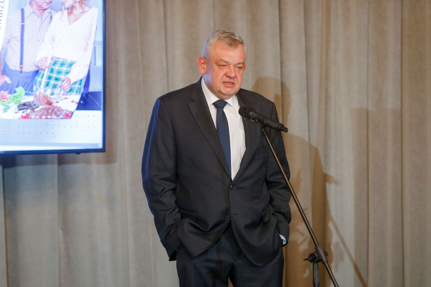 Grzegorz Religa - prezentacja kalendarza charytatywnego na rzecz fundacji prof. Religi