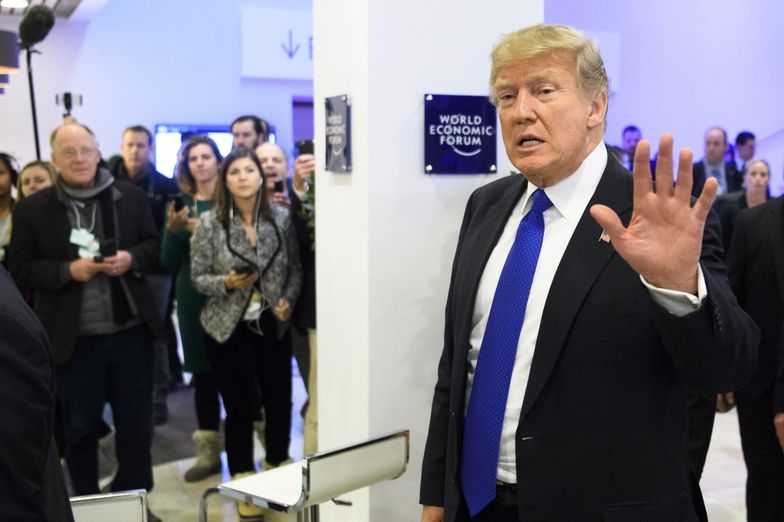 Donald Trump na World Economic Forum. To pierwsza wizyta amerykańskiego prezydenta od 2000 roku