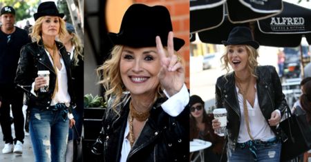 58-letnia (!) Sharon Stone na planie nowego filmu (ZDJĘCIA)