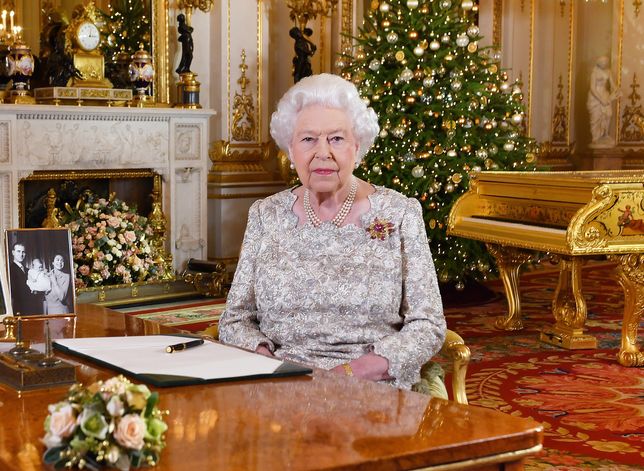 Królowa Elżbieta podczas swojego dorocznego przemówienia świątecznego