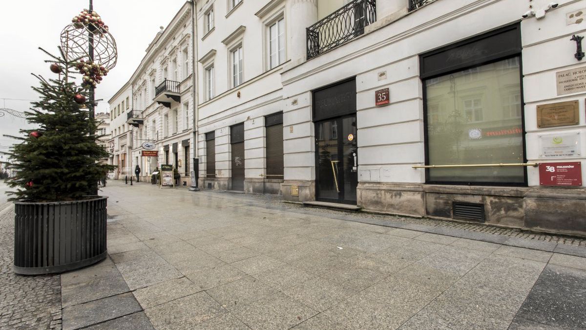 Lokal, w którym przez 148 lat mieściła się cukiernia A.Blikle