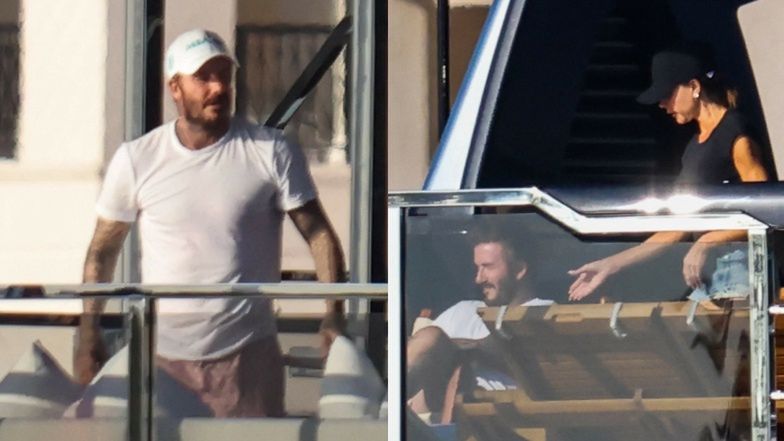 David i Victoria Beckhamowie wypoczywają na jachcie