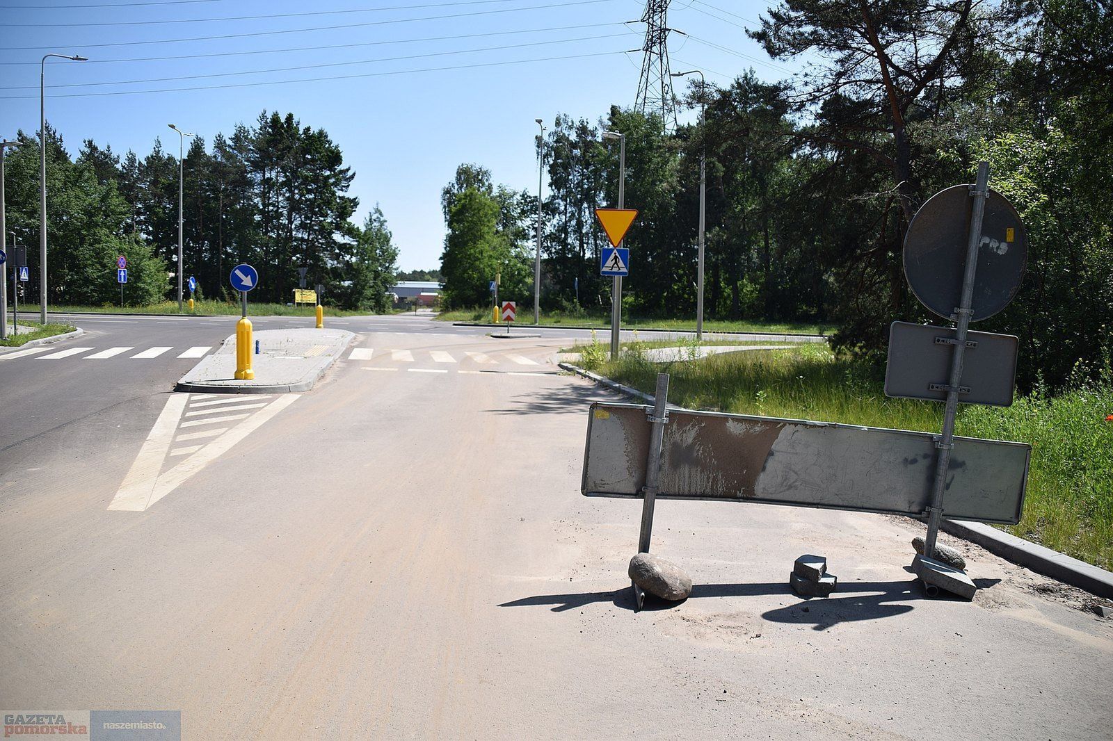 Budowa nowej drogi we Włocławku
