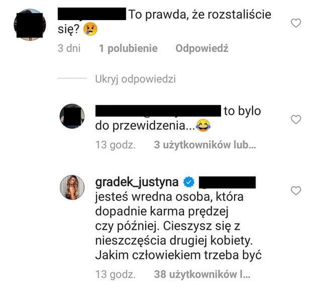 Justyna Gradek rozstała się z mężem?