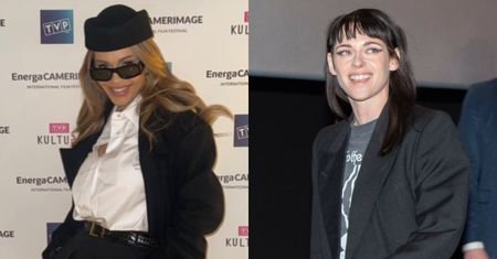 Przebrana za stewardessę Doda wita w Toruniu Kristen Stewart. Gwiazda "Zmierzchu" promuje w Polsce swój nowy film