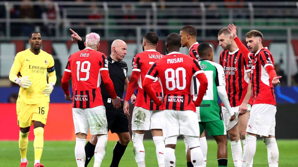 Getty Images / Marco Luzzani / gorąco było nie tylko w trakcie meczu AC Milanu z Feyenoordem Rotterdam, lecz także po jego zakończeniu