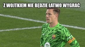 "Z Wojtkiem nie będzie łatwo wygrać". Memy po zwycięstwie Barcy