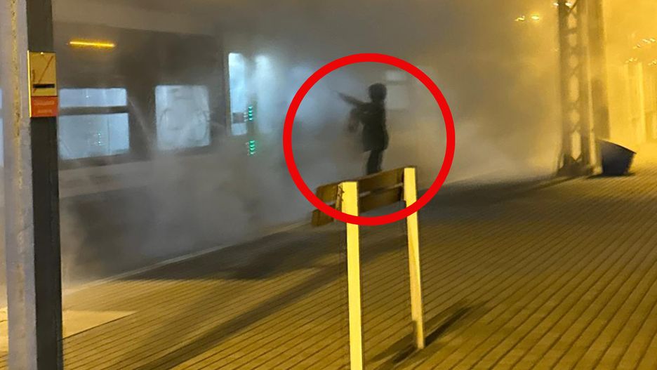 Atak gaśnicą na stacji w Żywcu