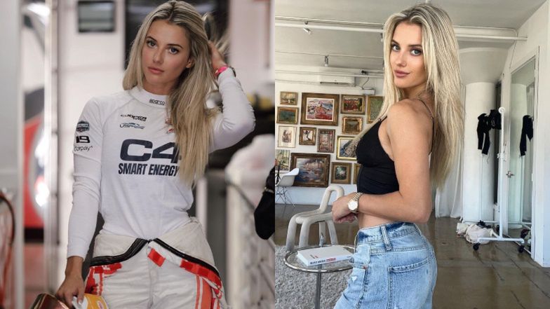 They call her "the most beautiful woman in motorsport". She is 26 and has over 2.5 million followers