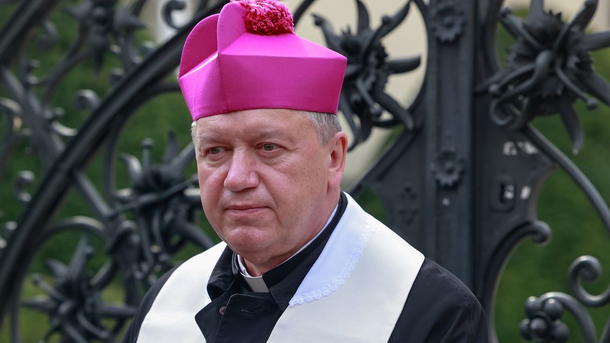 On April 16, 2022, Caritas Polska organized Christmas packages for the poor on the occasion of Easter. The parcels were blessed by Bishop Józef Kupny (Photo by Krzysztof Zatycki/NurPhoto via Getty Images)